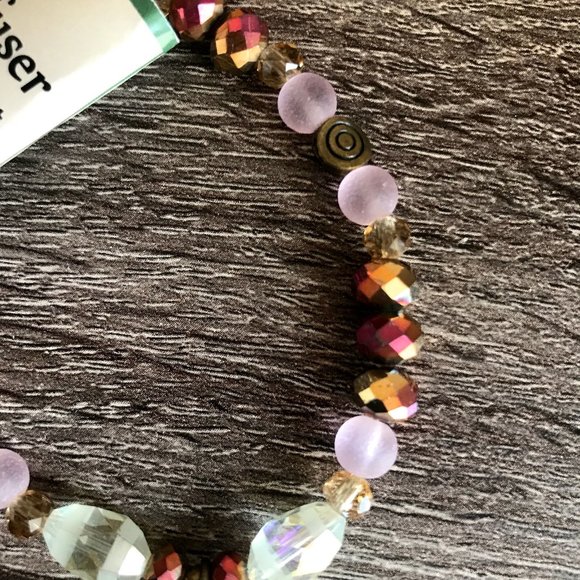 AAOTE Rose Quartz Valentines Heart Beaded Caged Crystal Aromatherapy Bracelet - Picture 7 of 12